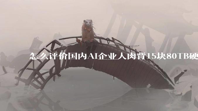 怎么评价国内AI企业人肉背15块80TB硬盘，飞去马来西亚用英伟达训练数据，以规避美国禁令?