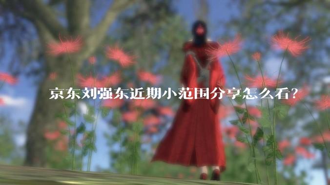 京东刘强东近期小范围分享怎么看？