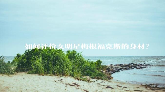 如何评价女明星梅根福克斯的身材？